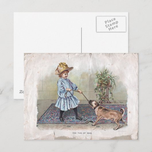 Tug of War Briefkaart (Voorkant / Achterkant)