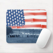 Tug of War Tug O War Women's American Flag uit 189 Muismat (Met muis)
