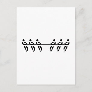 Tug van de oorlog briefkaart