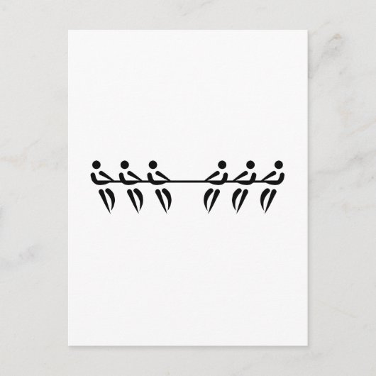 Tug van de oorlog briefkaart (Voorkant)