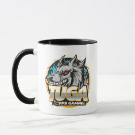 TUGA Wolf Gaming Logo Esports Stijl Mok