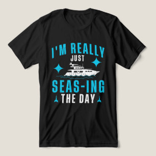 Tugboat Boating Ik ben echt gewoon Zeeen-ing de da Tri-Blend Shirt