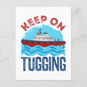 Tugboat Continue at Tugling Briefkaart