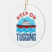 Tugboat Continue at Tugling Keramisch Ornament (Links)