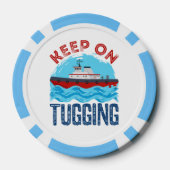 Tugboat Continue at Tugling Poker Chips (Achterkant)