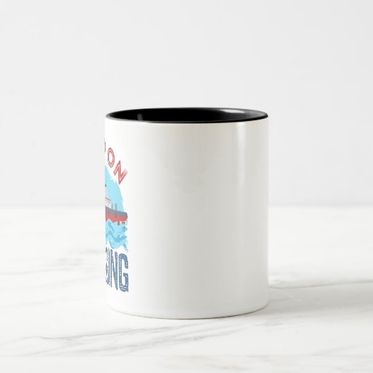 Tugboat Continue at Tugling Tweekleurige Koffiemok (Center)