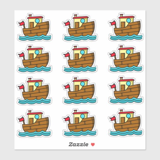 Tugboat Cute Sticker (Vel)