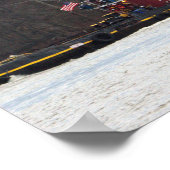 Tugboat op het Delaware River Poster (Hoek)