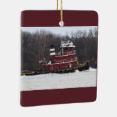 Tugboat Photo Ornament (Rechts)