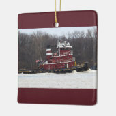 Tugboat Photo Ornament (Links)