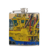 Tugboat sailing at river, montevideo, uruguay heupfles (Voorkant)