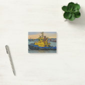 Tugboat sailing at river, montevideo, uruguay post-it® notes (Kantoor)