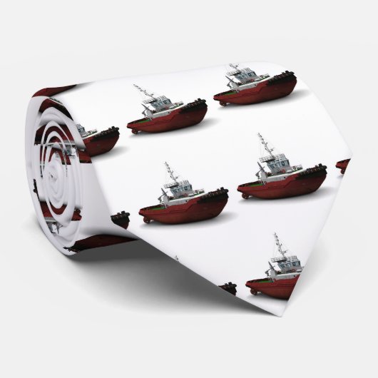 Tugboat stropdas (Opgerold)