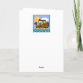 Tugboot Birthday Kaart (Achterkant)