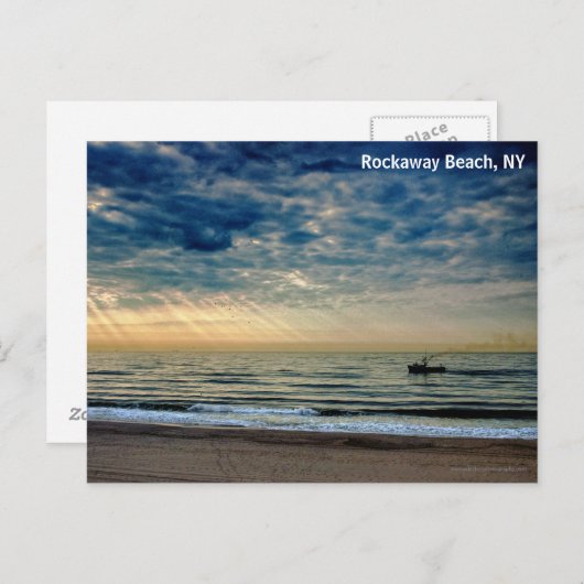 Tugboot en Briefkaart vogels (Voorkant / Achterkant)