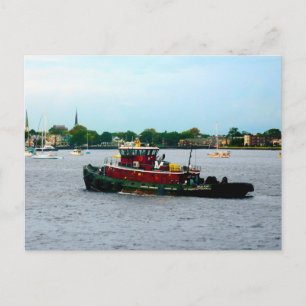 Tugboot Norfolk VA Briefkaart