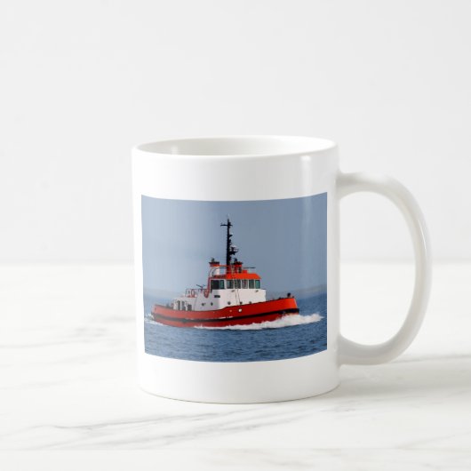 Tugboot op snelheid koffiemok (Rechts)