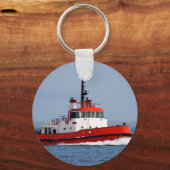 Tugboot op snelheid sleutelhanger (Voorkant)