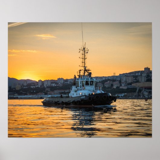 Tugboot Poster (Voorkant)