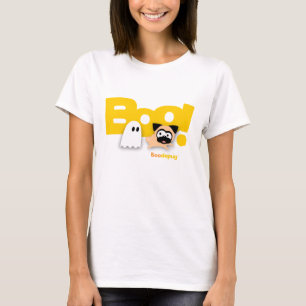 Tugg Boo! Witte T-shirts (geel)