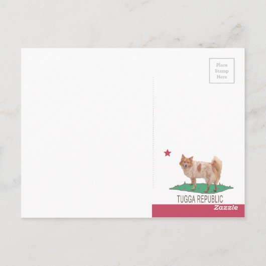 TUGGA REPUBLIEK BRIEFKAART (Achterkant)