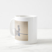 Tughra (Officiële handtekening) van Sultan Sü lei Koffiemok (Voorkant links)