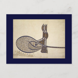Tughra van Suleiman Briefkaart