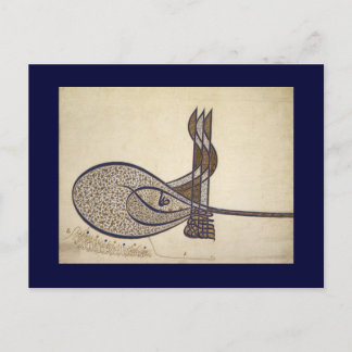 Tughra van Suleiman Briefkaart
