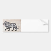 Tugra Lion Bumpersticker (Voorkant)