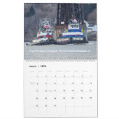 Tugs aan de Hudson-rivier met unieke sleepnetten 2 Kalender (Mar 2026)