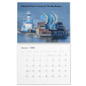 Tugs aan de Hudson-rivier met unieke sleepnetten 2 Kalender (Jan 2026)