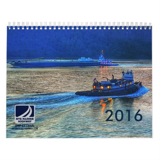 Tugs and Barges of NYS Marine Highway 2016 Kalender (Hoes)