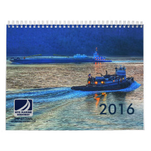 Tugs and Barges of NYS Marine Highway 2016 Kalender