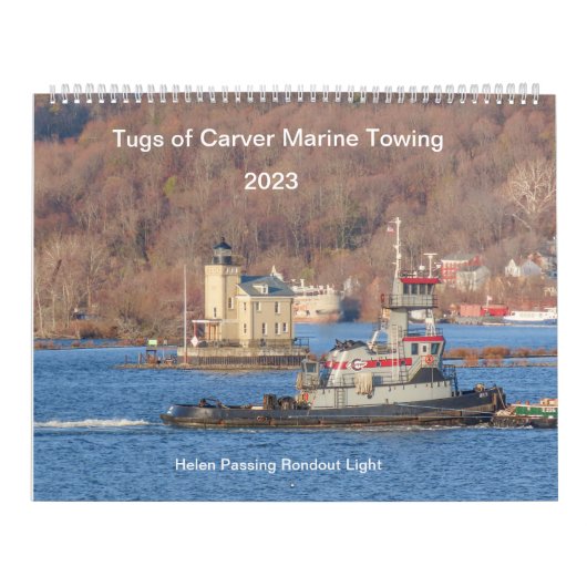 Tugs of Carver Marine Towing 2023 Calendar Kalender (Hoes)