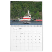 Tugs on the Hudson River 2016 Kalender (Feb 2027)