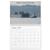 Tugs on the Hudson River 2017 100% Dann Ocean Kalender (Feb 2027)