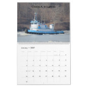 Tugs on the Hudson River 2017 100% Dann Ocean Kalender (Jan 2027)
