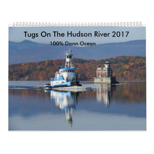 Tugs on the Hudson River 2017 100% Dann Ocean Kalender (Hoes)