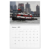 Tugs on the Hudson River 2017 Kalender (Feb 2027)