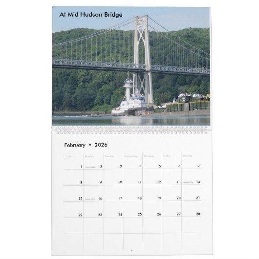 Tugs on the Hudson River 2017 Kalender (Feb 2026)