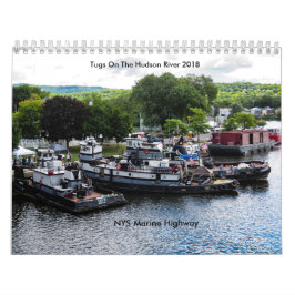 Tugs on the Hudson River 2018-NYS Marine Highway Kalender