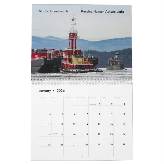 Tugs on the Hudson River 2019 Bouchard Kalender (Jan 2026)