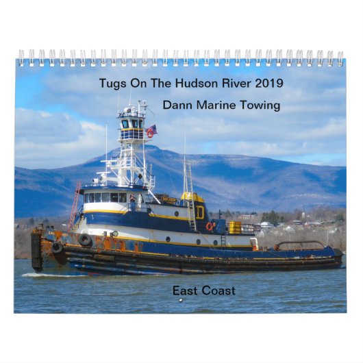 Tugs on the Hudson River 2019 Dann Marine Towing Kalender (Hoes)