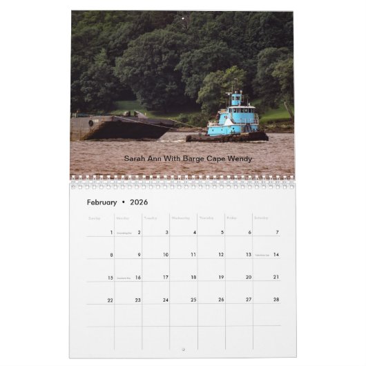 Tugs on the Hudson River 2019 Don Jon Marine Kalender (Feb 2026)