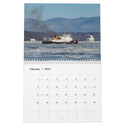 Tugs on the Hudson River 2019 Ice Season Kalender (Feb 2026)