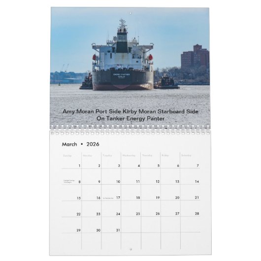 Tugs on the Hudson River 2019 KVK Kalender (Mar 2026)