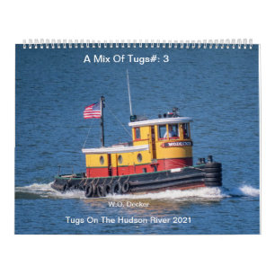 Tugs on the Hudson River 2021—een mix van Tugs#: Kalender