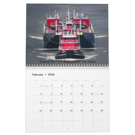 Tugs on the Hudson River 2022 Bouchard Calendar Kalender (Feb 2026)
