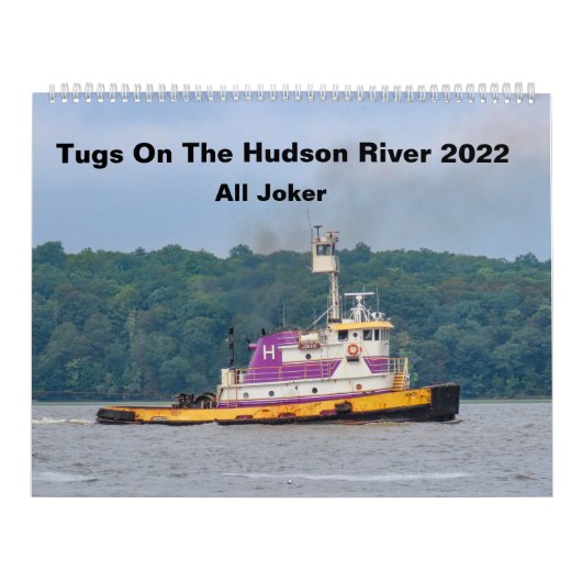 Tugs on the Hudson River 2022 "JOKER" Agenda Kalender (Hoes)