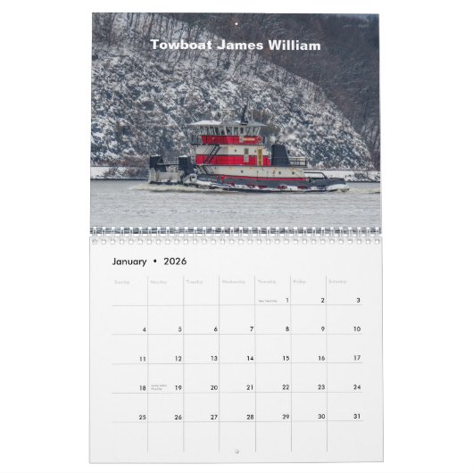 Tugs on the Hudson River 2023 Towboten & ATB's Kalender (Jan 2026)